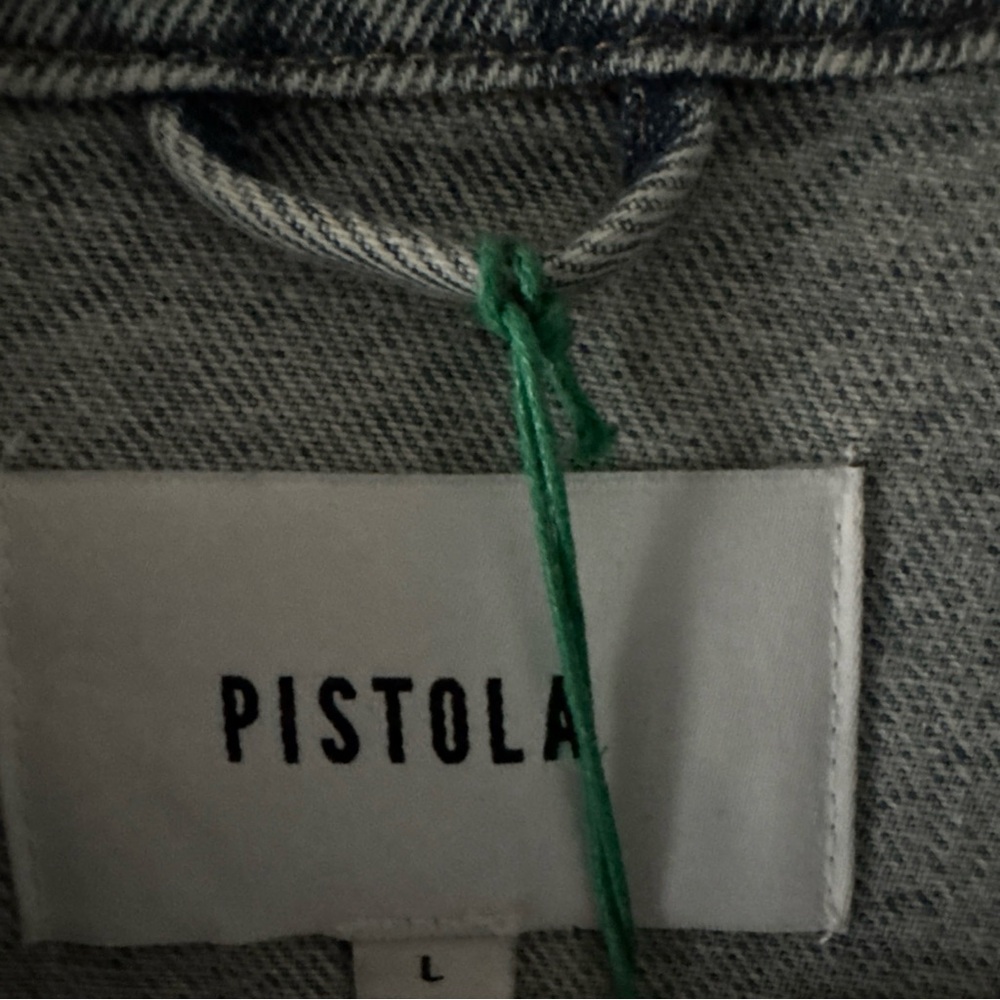 Pistola Mandy Oversized Denim Shacket Paloma - Picture 8 of 9